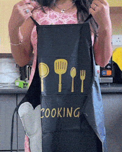 Waterproof Kitchen Apron for Women