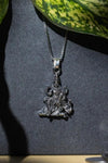 Laxmi on Hatiji Oxidized Pendant with Chain