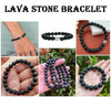 Natural Lava Rock Bracelet