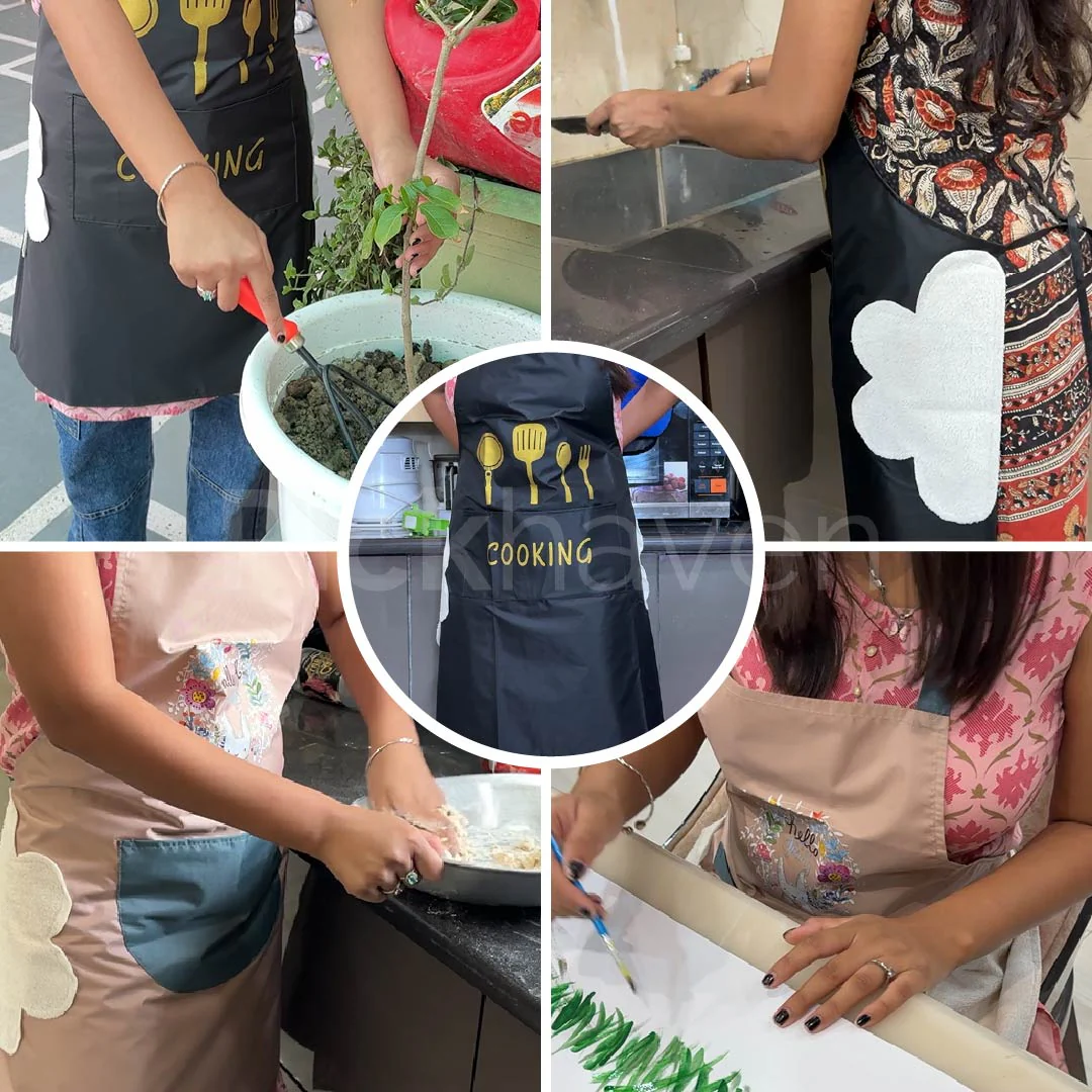 Waterproof Kitchen Apron for Women