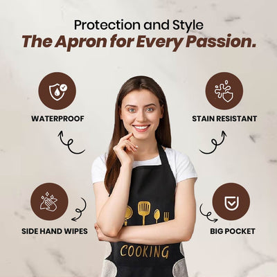 Waterproof Kitchen Apron for Women