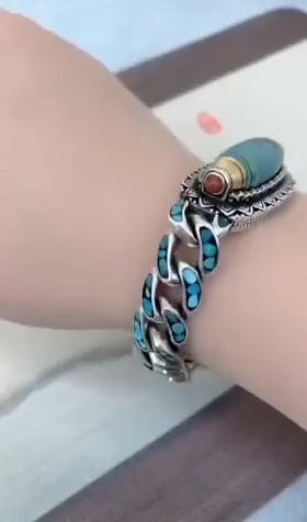 Six-Character Mantra Nine-Eyed Dzi Bead Bracelet